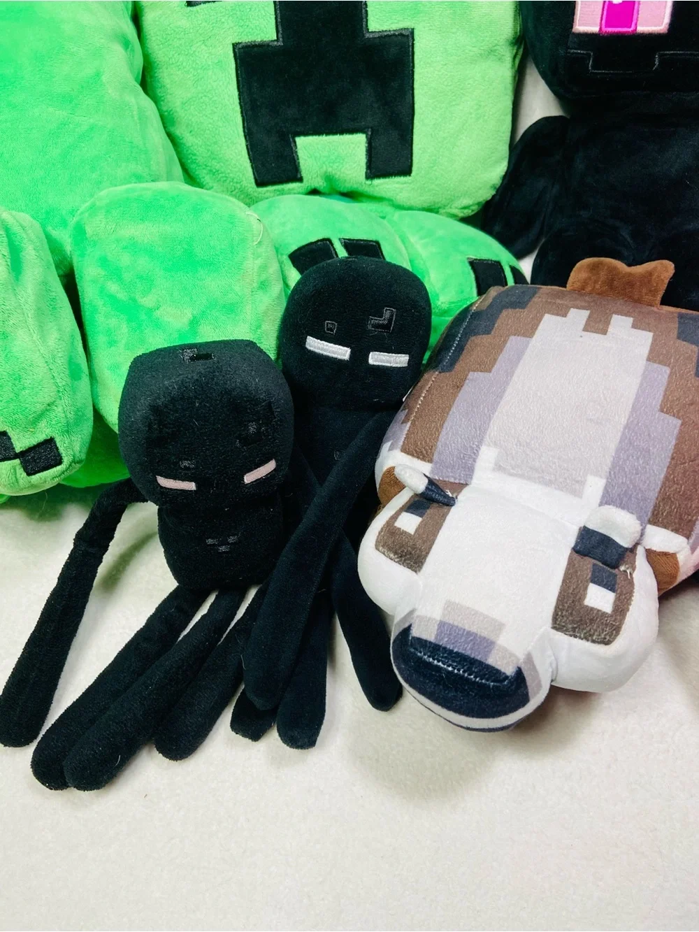 Minecraft Plush Toys Lot Giant Minecraft Lot Alex Zombie Creeper Video Game Toys